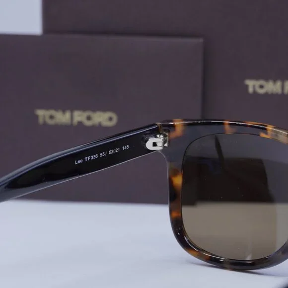 NEW TOM FORD LEO FT0336 55J SUNGLASSES